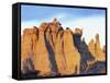 Hoodoos in Adobe Town Wilderness Study Area-Scott T^ Smith-Framed Stretched Canvas