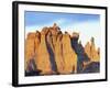 Hoodoos in Adobe Town Wilderness Study Area-Scott T^ Smith-Framed Photographic Print