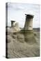 Hoodoos, Limestone Features, Badlands, Drumheller Area, Alberta, Canada, North America-Philip Craven-Stretched Canvas