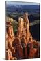 Hoodoos Lit by Late Afternoon Sun with Distant View in Winter-Eleanor Scriven-Mounted Photographic Print