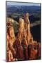 Hoodoos Lit by Late Afternoon Sun with Distant View in Winter-Eleanor Scriven-Mounted Photographic Print