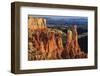 Hoodoos Lit by Late Afternoon Sun with Distant View in Winter-Eleanor Scriven-Framed Photographic Print