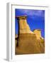 Hoodoos near Drumheller, Alberta, Canada-Chuck Haney-Framed Photographic Print