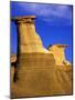 Hoodoos near Drumheller, Alberta, Canada-Chuck Haney-Mounted Photographic Print