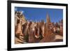 Hoodoos, on the Queens Garden Trail, Bryce Canyon National Park, Utah, United States of America-Richard Maschmeyer-Framed Photographic Print