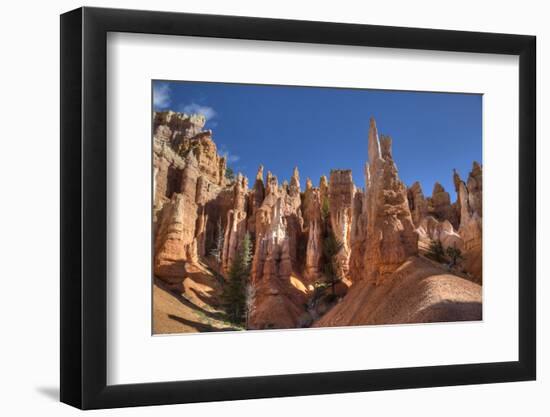 Hoodoos, on the Queens Garden Trail, Bryce Canyon National Park, Utah, United States of America-Richard Maschmeyer-Framed Photographic Print