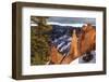 Hoodoos Strongly Lit by Early Morning Sun with Heavy Cloud-Eleanor Scriven-Framed Photographic Print