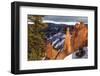 Hoodoos Strongly Lit by Early Morning Sun with Heavy Cloud-Eleanor Scriven-Framed Photographic Print