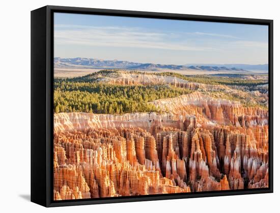 Hoodoos Tower at Sunrise Point at Bryce Canyon National Park, Utah, USA-Tom Norring-Framed Stretched Canvas