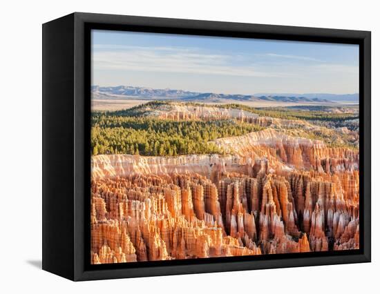 Hoodoos Tower at Sunrise Point at Bryce Canyon National Park, Utah, USA-Tom Norring-Framed Stretched Canvas