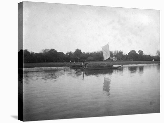 Hooghly River, Alipore, India, 1905-1906-FL Peters-Stretched Canvas