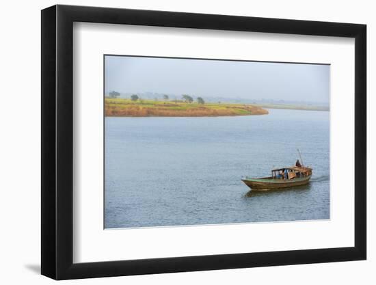 Hooghly River, Part of the Ganges River, West Bengal, India, Asia-Bruno Morandi-Framed Photographic Print