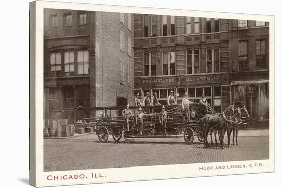 Hook and Ladder, Chicago, Illinois-null-Stretched Canvas