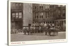 Hook and Ladder, Chicago, Illinois-null-Stretched Canvas