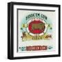 Hook'em Cow Brand Cigar Box Label-Lantern Press-Framed Art Print