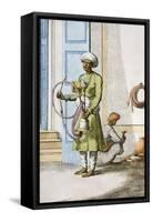 Hookah Burdar, or Huka Bearer-Franz Balthazar Solvyns-Framed Stretched Canvas