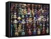 Hookah or Hubble Bubble Pipes for Sale in a Souk, Dubai, United Arab Emirates, Middle East-Amanda Hall-Framed Stretched Canvas