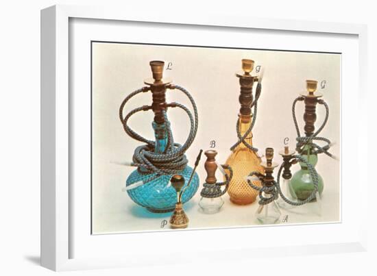 Hookahs and Bongs-null-Framed Art Print