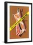 Hooked Pork-null-Framed Art Print