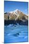 Hooker Glacier Lake, Mount Cook (Aoraki), Hooker Valley Trail, South Island, New Zealand-Ed Rhodes-Mounted Photographic Print