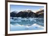 Hooker Glacier Lake, Mount Cook (Aoraki), Hooker Valley Trail, South Island, New Zealand-Ed Rhodes-Framed Photographic Print