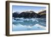 Hooker Glacier Lake, Mount Cook (Aoraki), Hooker Valley Trail, South Island, New Zealand-Ed Rhodes-Framed Photographic Print