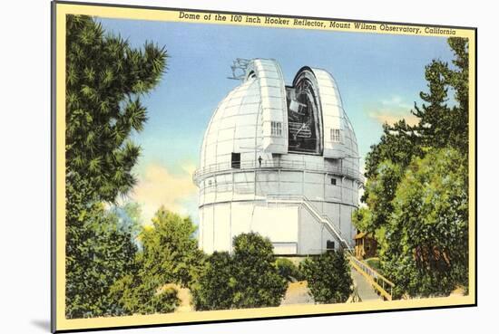 Hooker Reflector Telescope, Mt. Wilson-null-Mounted Premium Giclee Print