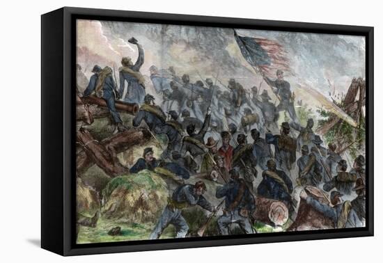 Hooker's Battle, American Civil War, 26 November 1863-null-Framed Stretched Canvas