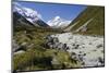 Hooker Valley and River with Mount Cook, Mount Cook National Park, Canterbury Region-Stuart Black-Mounted Photographic Print