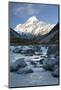 Hooker Valley and River with Mount Cook, Mount Cook National Park, Canterbury Region-Stuart Black-Mounted Photographic Print