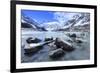 Hooker Valley Glacial Lake, Mt. Cook National Park, South Island, New Zealand-Paul Dymond-Framed Photographic Print