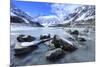 Hooker Valley Glacial Lake, Mt. Cook National Park, South Island, New Zealand-Paul Dymond-Mounted Photographic Print