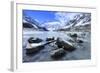 Hooker Valley Glacial Lake, Mt. Cook National Park, South Island, New Zealand-Paul Dymond-Framed Photographic Print