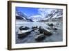 Hooker Valley Glacial Lake, Mt. Cook National Park, South Island, New Zealand-Paul Dymond-Framed Photographic Print