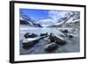 Hooker Valley Glacial Lake, Mt. Cook National Park, South Island, New Zealand-Paul Dymond-Framed Photographic Print