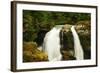 Hooksack Waterfalls, Mount Baker-Snoqualmie National Forest, Washington, USA-Michel Hersen-Framed Photographic Print