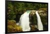 Hooksack Waterfalls, Mount Baker-Snoqualmie National Forest, Washington, USA-Michel Hersen-Framed Photographic Print