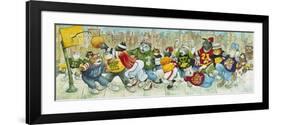 Hoop Cats-Bill Bell-Framed Giclee Print