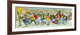 Hoop Cats-Bill Bell-Framed Giclee Print