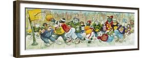 Hoop Cats-Bill Bell-Framed Giclee Print