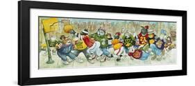 Hoop Cats-Bill Bell-Framed Giclee Print