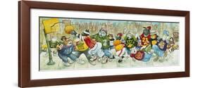 Hoop Cats-Bill Bell-Framed Giclee Print