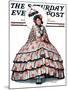 "Hoop Skirt," Saturday Evening Post Cover, April 25, 1925-Edmund Davenport-Mounted Giclee Print