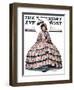 "Hoop Skirt," Saturday Evening Post Cover, April 25, 1925-Edmund Davenport-Framed Giclee Print