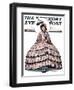 "Hoop Skirt," Saturday Evening Post Cover, April 25, 1925-Edmund Davenport-Framed Giclee Print