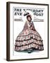 "Hoop Skirt," Saturday Evening Post Cover, April 25, 1925-Edmund Davenport-Framed Giclee Print