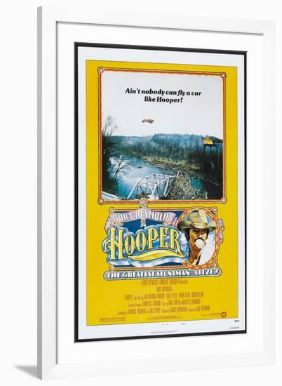 Hooper, US poster, Burt Reynolds, 1978, © Warner Brothers/courtesy Everett Collection-null-Framed Art Print