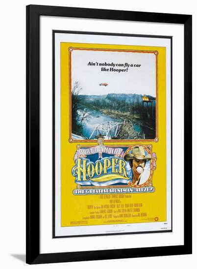Hooper, US poster, Burt Reynolds, 1978, © Warner Brothers/courtesy Everett Collection-null-Framed Art Print