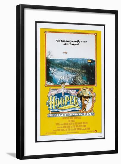 Hooper, US poster, Burt Reynolds, 1978, © Warner Brothers/courtesy Everett Collection-null-Framed Art Print