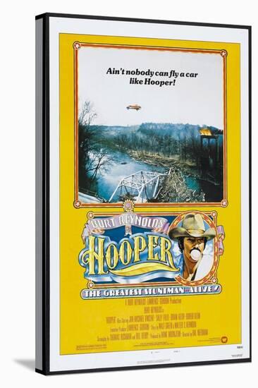 Hooper, US poster, Burt Reynolds, 1978, © Warner Brothers/courtesy Everett Collection-null-Stretched Canvas